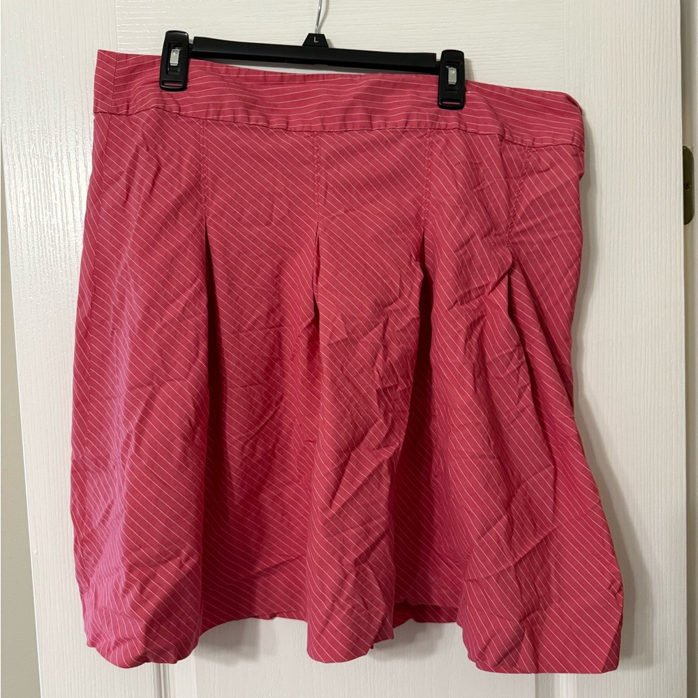Old Navy Pink and White striped Skirt